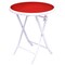 Costway 3 PCS Folding Bistro Table Chairs Set Garden Backyard Patio Furniture Red